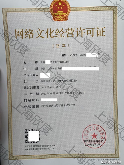上海網絡文化經營許可證核心資料解析與申請要點